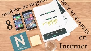 8 Modelos de negocio muy rentables en Internet