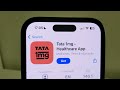 how to download tata 1mg online healthcare app on iphone ios app store android apk play market