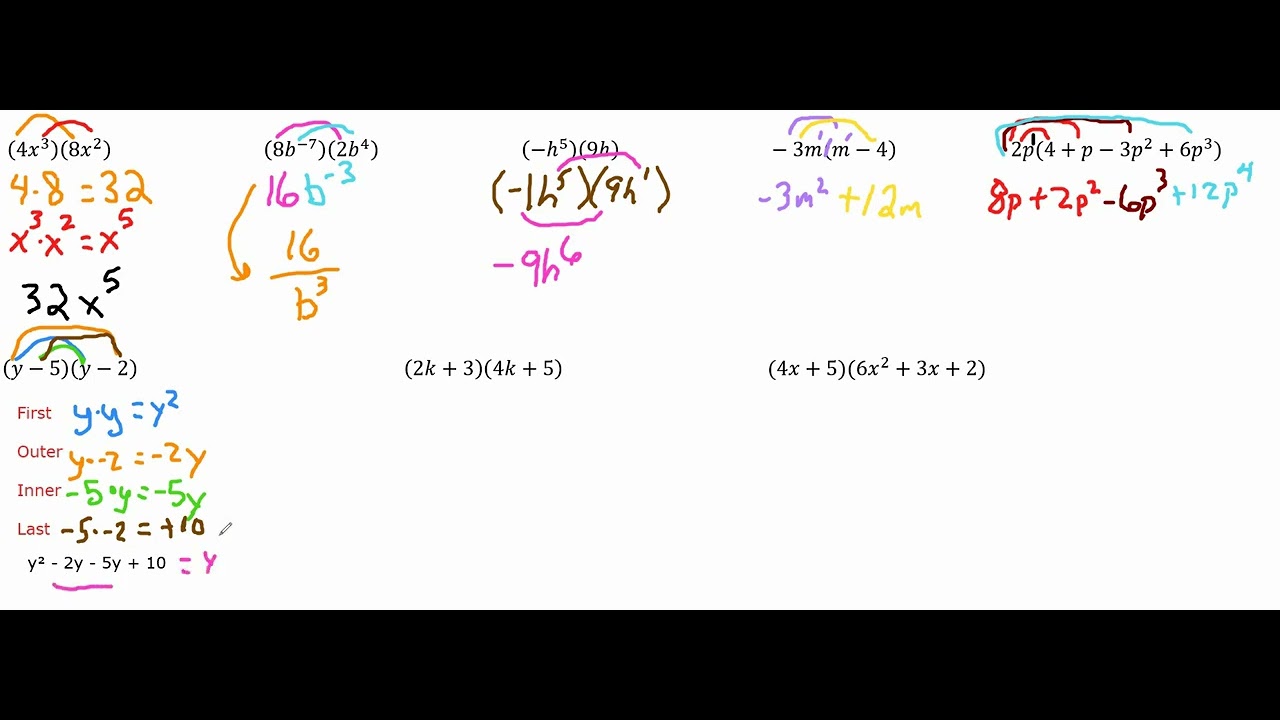 Multiplying Polynomials - YouTube