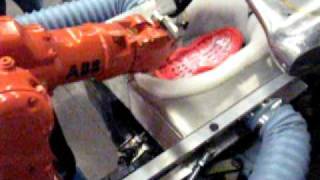 OMAV water based glue automatic spray by robot