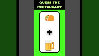 Guess the Restaurant by Emoji Challenge 7 (Can You Get Them All?) #emojichallenge #guessthefood