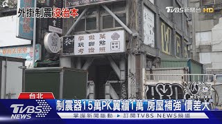 粗暴防震! 西門50年華廈驚見整排「倒V支架」｜TVBS新聞 @TVBSNEWS01