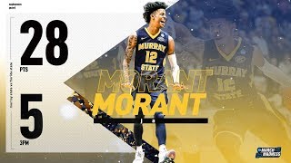 Murray State's Ja Morant drops 28 points in second round loss to Florida St.