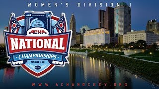 2018 ACHA Women's D1 National Championships (Game 2): #6 COLORADO vs #3 MICHIGAN STATE