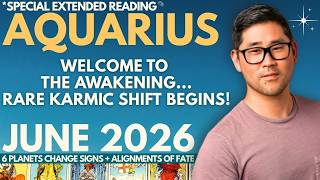 Aquarius June 2026 - YOU’RE A MAGNET — OPPORTUNITIES KEEP COMING! 🔥🌠 Tarot Horoscope