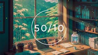 50/10 Pomodoro Timer ★︎ Cozy Room with Lofi Music for Relaxing, Studying and Working ★︎ 3 x 50min