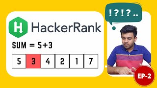Hacker Rank - Problem Solving | Ep-2 | Simple Array Sum | Tamil | code io