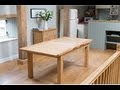 Tallinn 2.0m extending oak dining table sold by Top Furniture