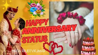 Happy anniversary Status❤❤/Anniversary song🌹/❤Anniversary wishes❤/Best Anniversary status