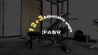 IFAST Adjustable Weight Bench With 12 Positions For Full Body Workout