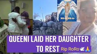 QUEENIE LAID HER DAUGHTER TO REST  . RORO FUNERAL RIP RORO🙏🕊🕊