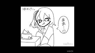 【イラスト】つまみぐい【イラストメイキング】#shorts