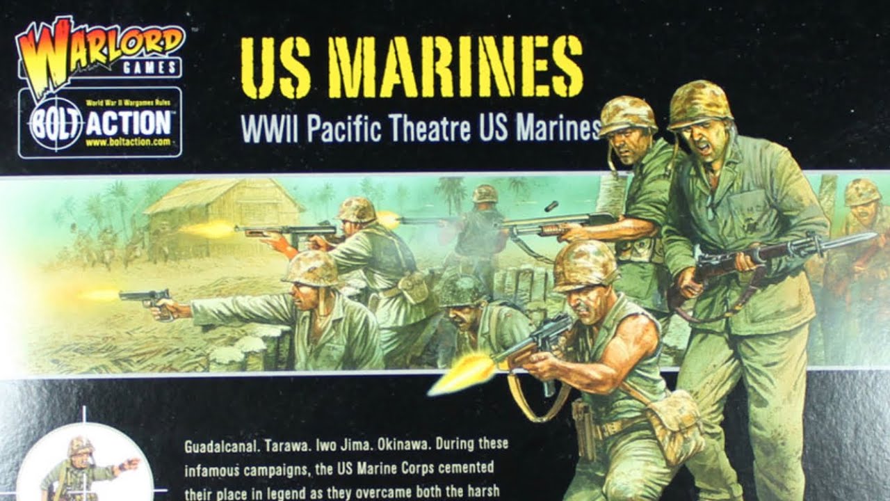 WW2 Warlord Games Bolt Action Marines Review - YouTube