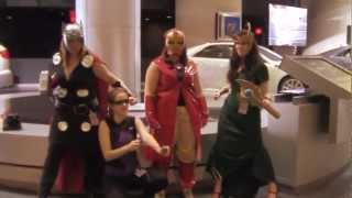 Youmacon 2012 - Cosplayers with Cars @ Food Court - shot by Cosplayer Nation