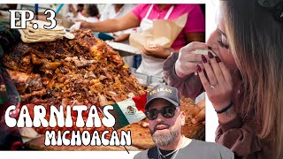 Las MEJORES Carnitas de México y esto pasó… 🤯🇲🇽 -EP.  3 -MICHOACAN