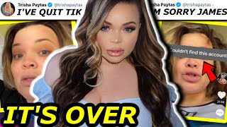 TRISHA PAYTAS QUITS TIKTOK FOR GOOD!