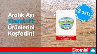 Ekomini | Aralık Ayı Ekomini'k Ürünleri – Sütaş Yoğurt 500 Gr.