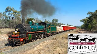 BB18 ¼ 1079 - Cobb & Co Festival Steam Train to Yuleba and Roma - 23rd - 27th August 2024 - 2 of 2