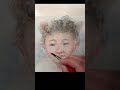 【透明水彩メイキング】小さな女の子【ショート】 art drawing painting watercolor 人物画 水彩画 demonstration 絵画 透明水彩