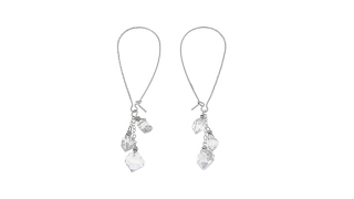 Deb Guyot Herkimer Quartz Cluster Drop Earrings