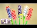 DIY Curly Paper Flowers - How to make Swirly Paper Hyacinths