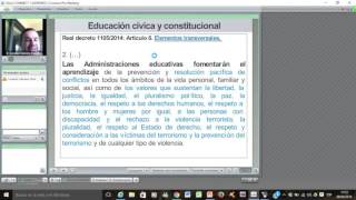 Lec040 Tema 9.4. Educación cívica y constitucional. Justificación teórica. (I) (LOMCE)
