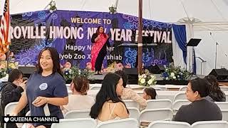 Harmony Xiong sings Txhob Dag Peb Muaj Siab -Macy Hawj (Oroville Hmong New Year 2023-2024) (2nd day)