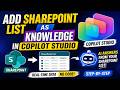 How to Build a SharePoint AI Assistant in Copilot Studio | Build a Smart AI Agent