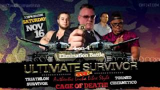 CWF Mid-Atlantic Wrestling: Let's go to War!!! Ultimate Survivor 2019!