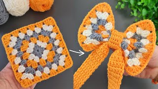 Free Crochet ❤ How To Crochet a Coaster,Fiyonk,Supla ✔ Very Easy Crochet Overlay, Bow.