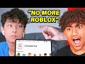 MOM BANS KID FROM ROBLOX!!