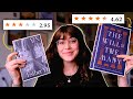 i read the highest & lowest rated books i own (according to the internet) 🔎🫰