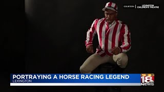 Portraying a horse racing legend