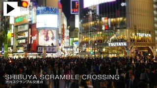 SHIBUYA scramble crossing (渋谷スクランブル交差点)