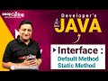 Interface : Default & Static Method in Java | Diamond Problem | Java for Developers | #Java #Lec63
