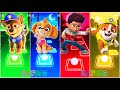 PAW Patrol - Ryder 🆚 Chase 🆚 Skye 🆚 Rubble 🎶 Tiles Hop EDM Rush