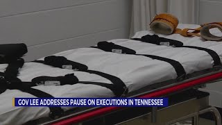 Gov. Bill Lee addresses pause on executions in Tennessee
