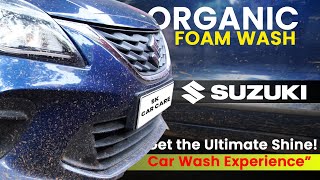 🚗✨ Sparkling Clean Baleno with Premium Foam Wash! ✨🧼 | 5K Car Care #cardetailing #automobile