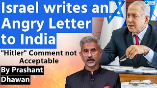 Israel writes an Angry Letter to India over Sanjay Raut's comment | By Prashant Dhawan