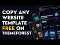 How to Copy Any Website Template From Themeforest, Customize & Own It.