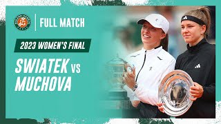 Swiatek vs Muchova 2023 Women's final Full Match | Roland-Garros