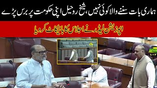 Sheikh Rohail Asghar And Raja Riaz Angry On Shahbaz Govt, Interesting Situation In National Assembly