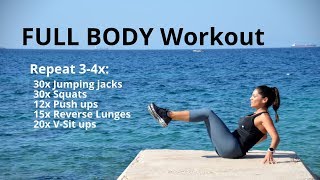 Full Body Workout - Beginner 01 - Κυκλική προπόνηση για όλο το σώμα