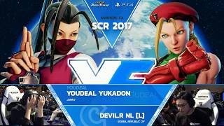 SFV: YOUDEAL Yukadon vs. Devil.R NL - SCR 2017 Grand Final - CPT 2017