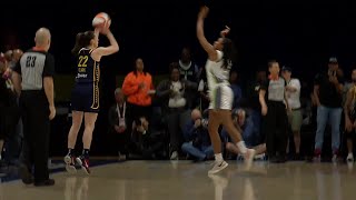 🚨 Caitlin Clark's FIRST WNBA Bucket is a LONG 3! | Indiana Fever vs Dallas Wings