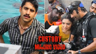 Custody Movie Underwater Sequence Making Video | Naga Chaitanya | Krithi Shetty | Tupaki