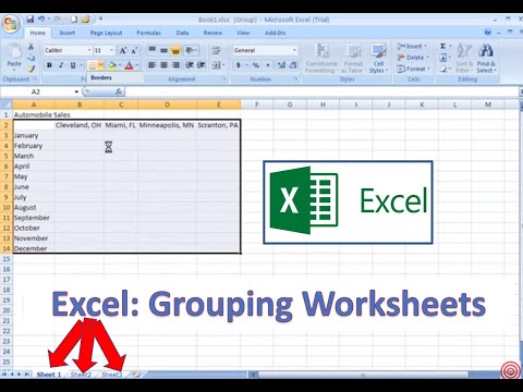 Excel How-To: Grouping Worksheets