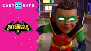 Robin and Redbird's Adventures | Batwheels Compilation | Cartoonito | Superhero Cartoons for Kids