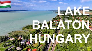 Lake Balaton, Hungary | 4K Drone Footage | Relaxing Music \u0026 Nature |