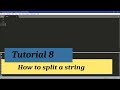 Python Intermediate I Tutorial 8 - How to Split a String